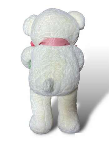 Cuddly bear with heart and LOVE YOU 75cm