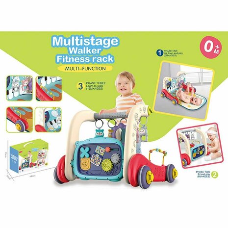 Lauflernwagen + Babymatte + Babygestell - Set 2in1 viva kids