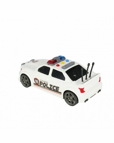 Politieauto 99 USA met frictiemotor - geluids- en lichteffecten - 24CM