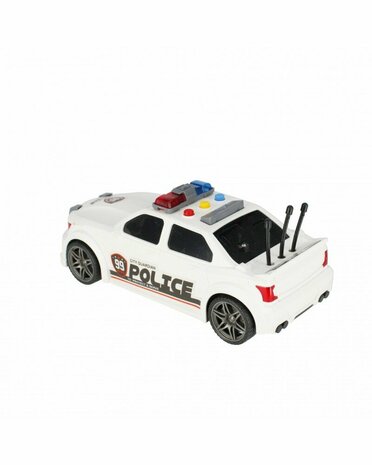 Police car 99 USA with friction motor - sound and light effects - 24CM