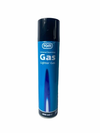 TOM Gas -  300ML - universeel gasfles - aanstekers