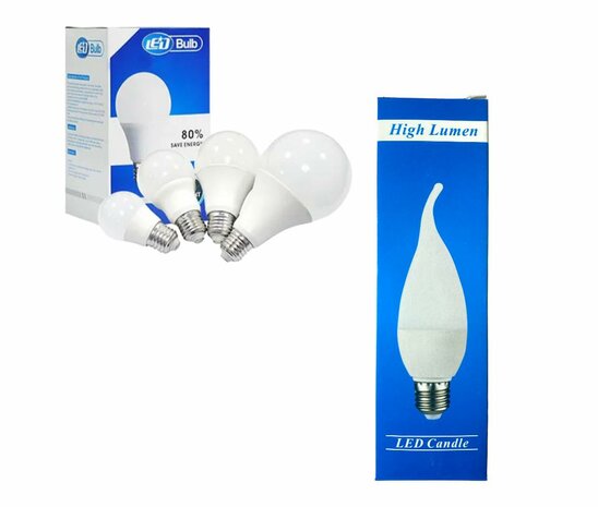 LED-Lampe, LED-Kerzenlampe, wei&szlig;es Licht, E14, Energie A