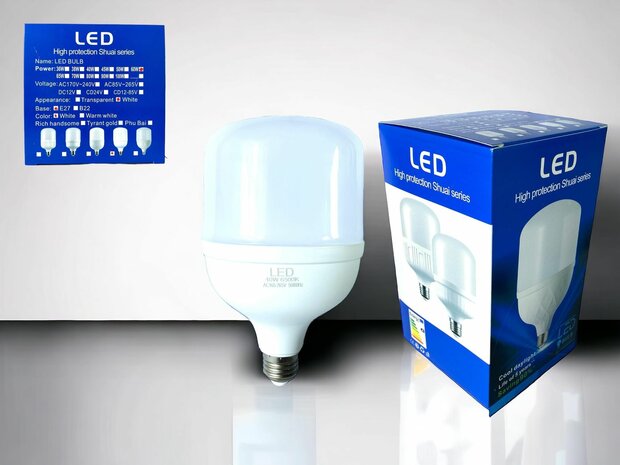 LED lamp - E27 fitting - 1W vervangt 60W - 6500K daglicht wit Energy A