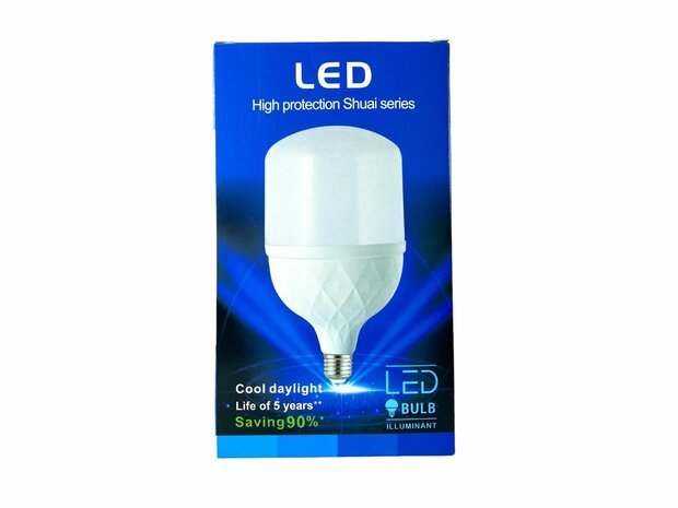 LED lamp - E27 fitting - 1W vervangt 40W - 6500K daglicht wit Energy A