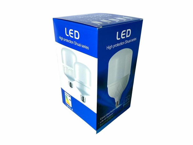 LED lamp - E27 fitting - 1W replaces 40W - 6500K daylight white Energy A