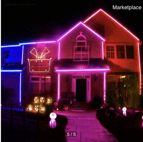 LED-Neonlicht - 5m 12V Niederspannung 12 mm (Farbe: Warmwei&szlig;)