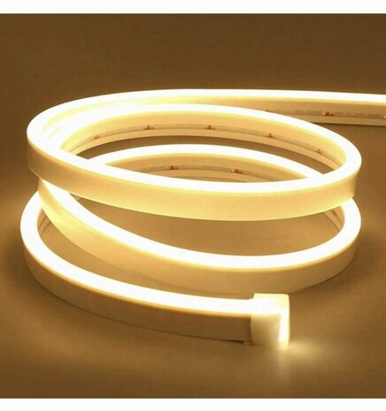 LED neon light - 5m 12V low voltage 12 mm (Colour: warm white)