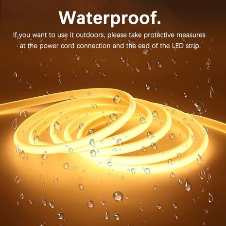 LED Strip COB - 50 Meter los - 2700k - Warm wit - 480LED/m | IP65