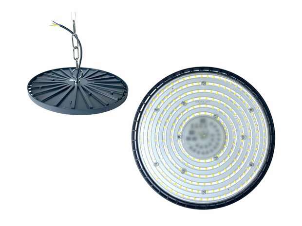 UFO LED Hoogbouwverlichting 200W Magazijn Industri&euml;le Fabriek Lichtlamp Laagbouw