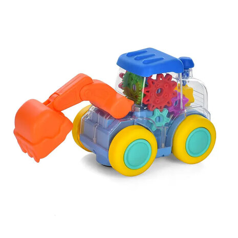 Transparent Gear tractor - licht, geluid en beweegt