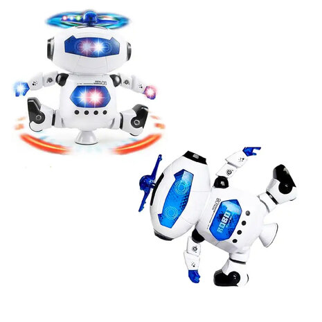 Smart Space Robot - led lichtjes - interactief - geluid