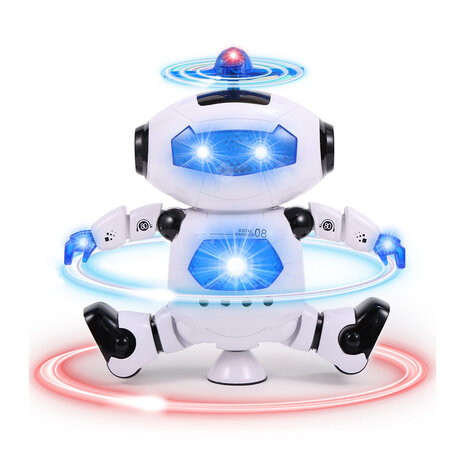 Smart Space Robot - led lichtjes - interactief - geluid