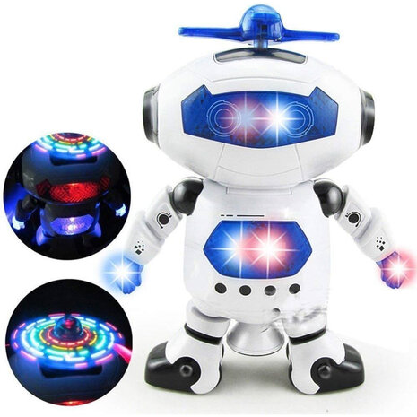 Smart Space Robot - led lichtjes - interactief - geluid