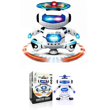 Smart Space Robot - led lichtjes - interactief - geluid