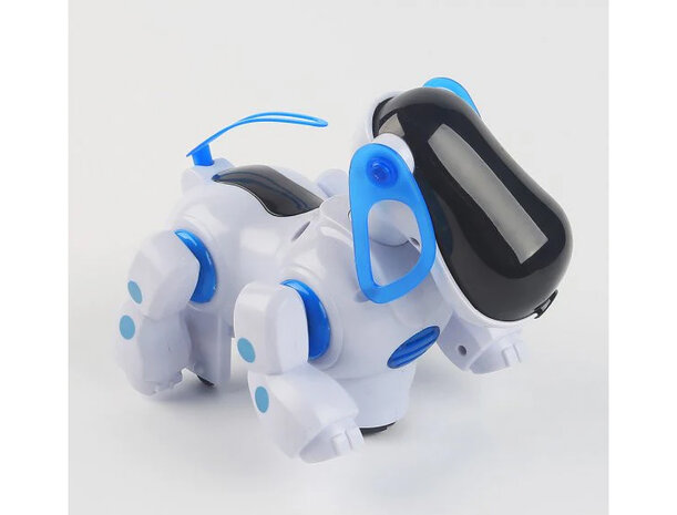 Robot hondje LeLe - blaft en muziek - interactief - lichtjes - beweegt 