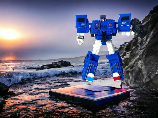 Transform X-Warrior ExtingGuish Flame &nbsp;- robot and car 2in1