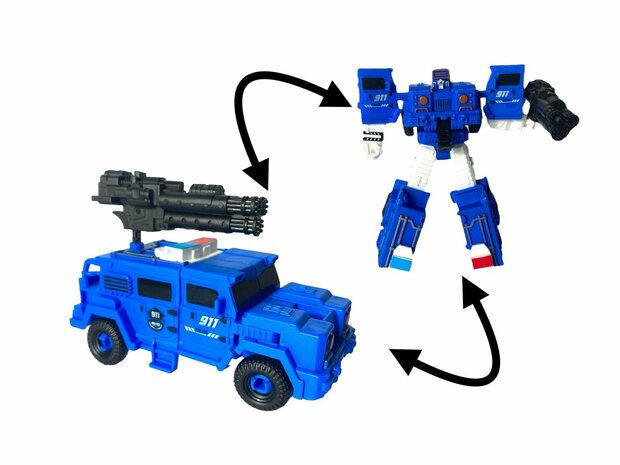 Transform X-Warrior ExtingGuish Flame &nbsp;- robot and car 2in1