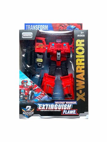 Transform X-Warrior ExtingGuish Flame &nbsp;- robot and car 2in1
