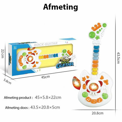 Electric guitar musical toys for children 43.5 CM Babala Angel