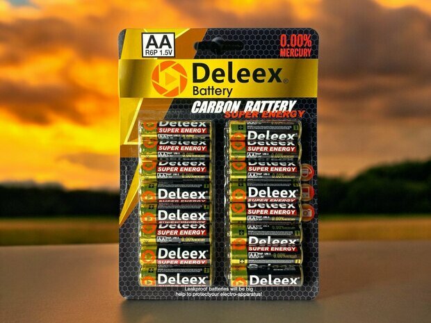 Deleex batterijen-AA 16st. pak
