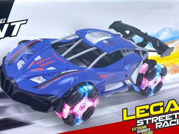 Rc Auto met echte rook LED-lichtjes en Geluid 2.4Ghz -1:12 