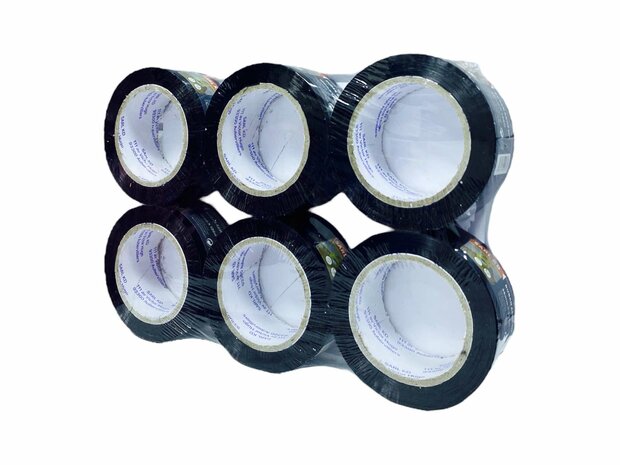 Ruban d&#039;emballage noir 48mm X 100m - Ruban adh&eacute;sif -