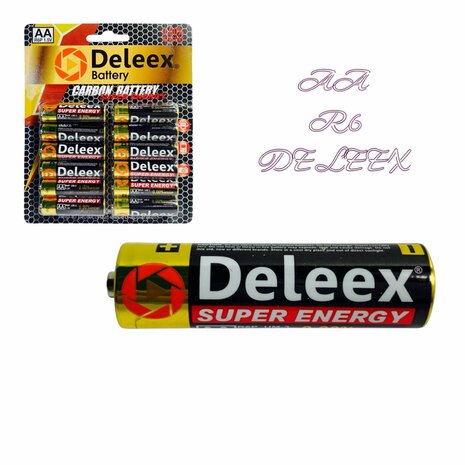 Batterien Deleex - AA R6P12st. pak
