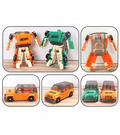 Fighter Warrior Bots - Suba Racer &ndash; 2-in-1 Transformeerbare Robot &amp; auto