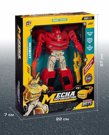 Transform Mecha Deformation - Robot + Auto 2 IN 1 - 26 cm