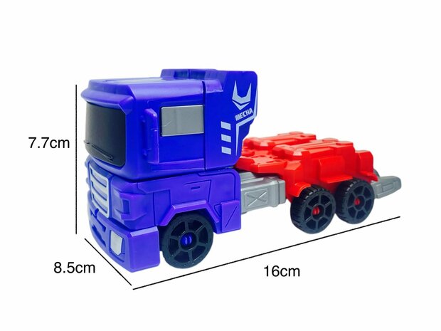 Transform Mecha Robots &ndash; 2in1 robot en auto - set van 2 stuks
