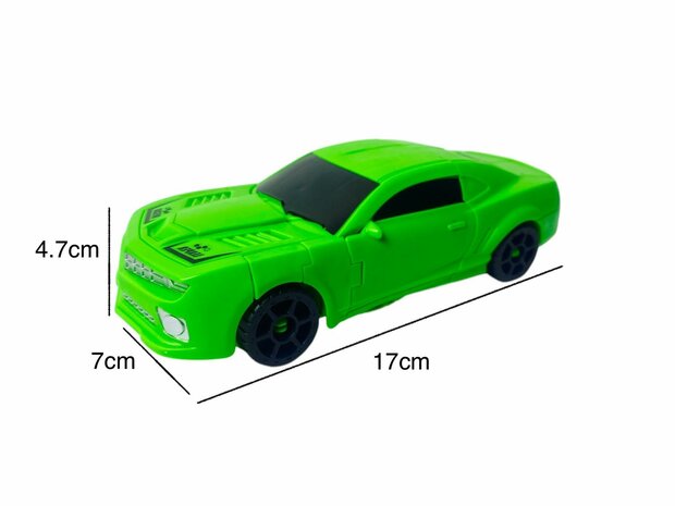 Transform Mecha Robots &ndash; 2in1 robot en auto - set van 2 stuks