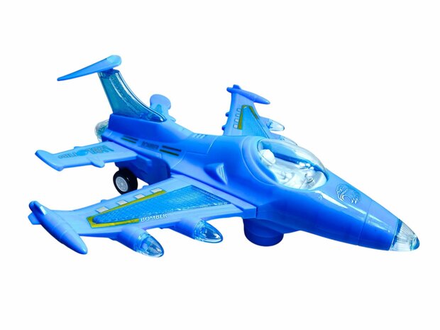 Aerial Warfare Jet &ndash; De Ultieme Stoere Straaljager - Led lichtjes - geluid - vliegtuig 33CM