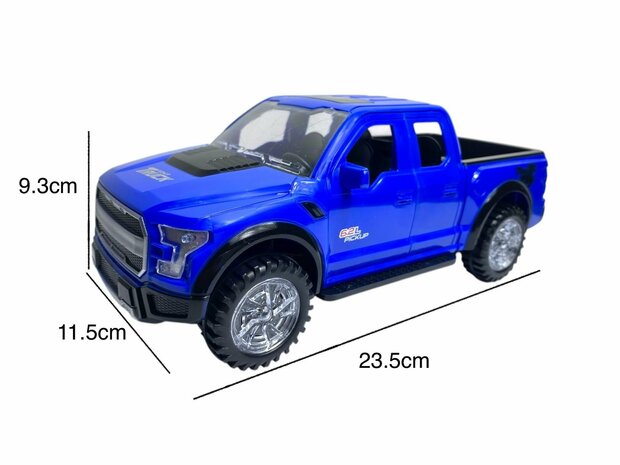 Pickup auto speelgoed - Super Max - acrobatisch beweging met licht en geluid (23.5 cm)