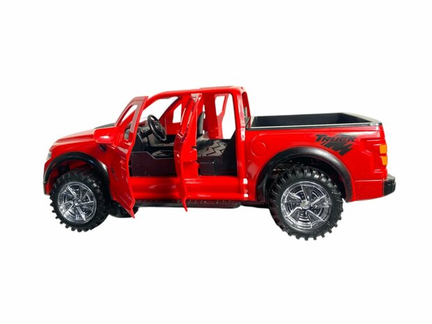 Pickup auto speelgoed - Super Max - acrobatisch beweging met licht en geluid (23.5 cm)
