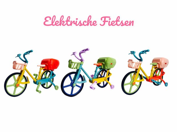 Elektrische Fietsen Speelgoed Fiets Voertuig Model Vroege Onderwijs Speelgoed Met Lichte Muziek