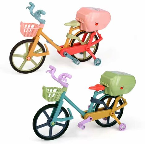 Elektrische Fietsen Speelgoed Fiets Voertuig Model Vroege Onderwijs Speelgoed Met Lichte Muziek