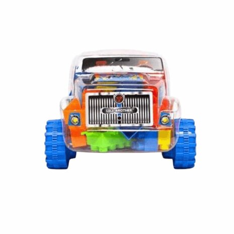 Speelgoed Bouwblokjes - In Auto Box - bouwstenen + auto 100 stuks Bouwstenen 
