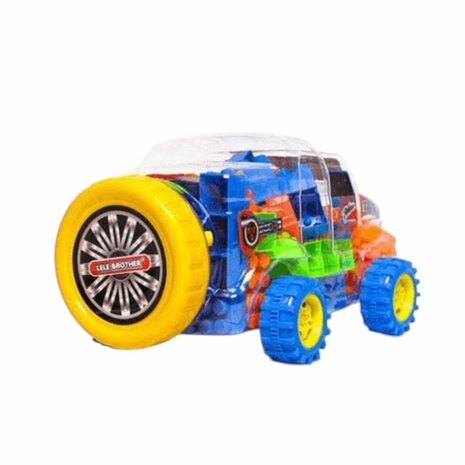 Speelgoed Bouwblokjes - In Auto Box - bouwstenen + auto 100 stuks Bouwstenen 