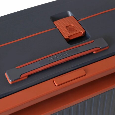 Hardcase kofferset staalblauw - 3 stuks - TSA Slot - brede handgreep ( Bubule )