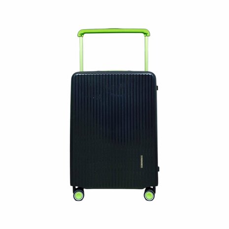 Hardcase kofferset zwart - 3 stuks - TSA Slot - brede handgreep ( Bubule )