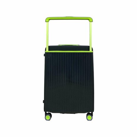 Hardcase kofferset zwart - 3 stuks - TSA Slot - brede handgreep ( Bubule )