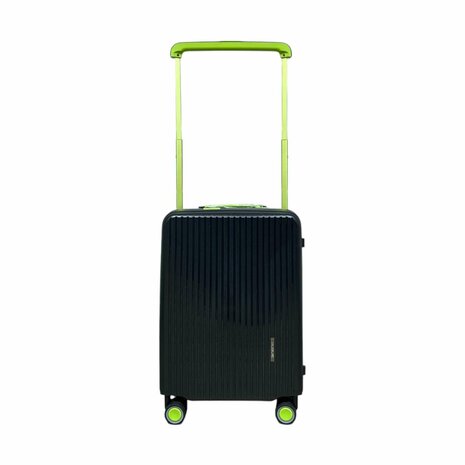 Hardcase kofferset zwart - 3 stuks - TSA Slot - brede handgreep ( Bubule )