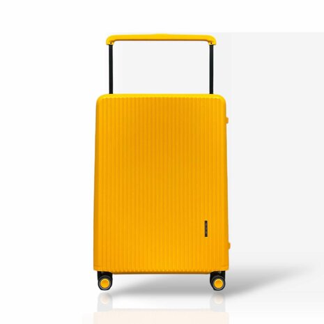 Hardcase kofferset Oranje - 3 stuks - TSA Slot - brede handgreep ( Bubule )