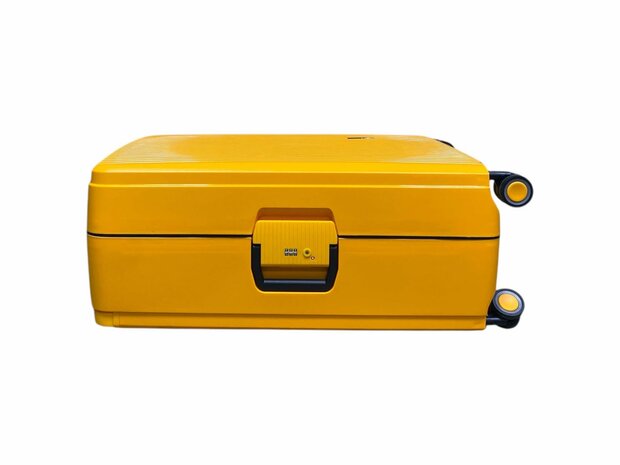 Hardcase kofferset Oranje - 3 stuks - TSA Slot - brede handgreep ( Bubule )
