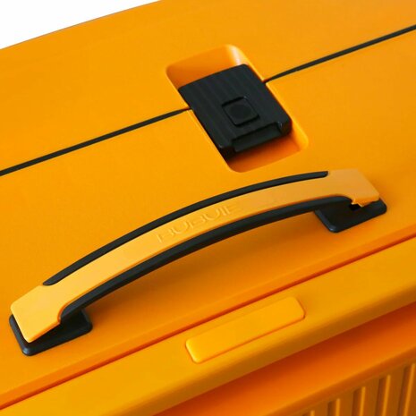 Hardcase kofferset Oranje - 3 stuks - TSA Slot - brede handgreep ( Bubule )
