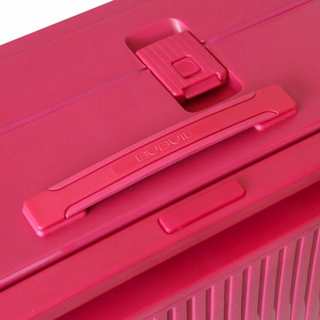 Hardcase kofferset ZL-3 Donker roze - 3 stuks - TSA Slot - brede handgreep ( Bubule )