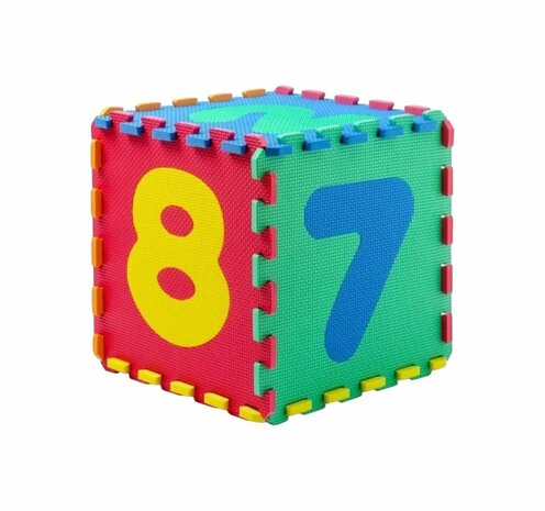 Foam Speelmat met Cijfers - Baby Puzzelmat Speelkleed voor kinderen 10 tegels