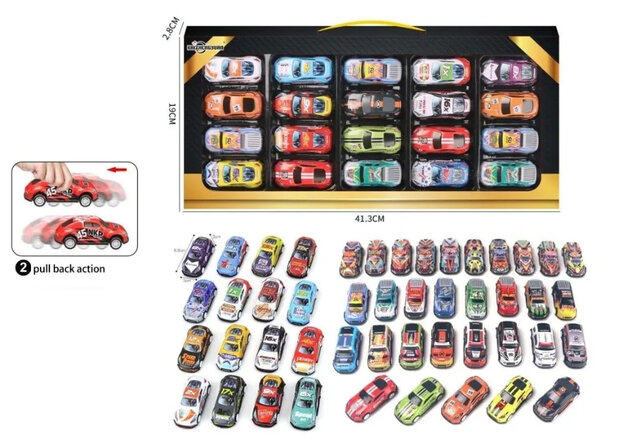 Mini voertuigen - 20 verschillende auto&#039;s