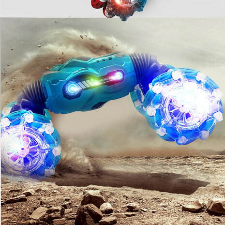 RC Stunt Twist Car 2.4GHZ - Afstandsbestuurbaar Auto &ndash; met afstandsbediening &amp; hand Besturing!
