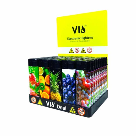 Klik Aansteker tray 500 stuks &ndash;&nbsp;Navulbare &amp; Verstelbare aanstekers ( 50 mix print )
